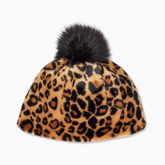 UGG Accessories - UGG Faux Fur Beanie with Pom - Brand New